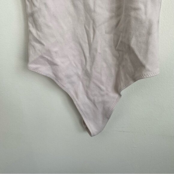 Aritzia Wilfred Free Leila Scoop Neck Bodysuit in Silene Light Pink • S Small - Picture 5 of 10